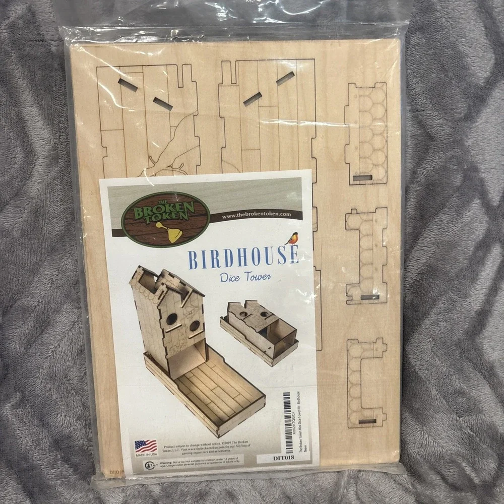 The Broken Token Birdhouse Dice Tower DIT018 Crafts‎